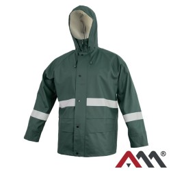 Dežna jakna z odsevnimi trakovi Bornholm KPR-PU Dežna jakna z odsevnimi trakovi Bornholm KPR-PU